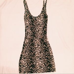 Cheetah skater dress